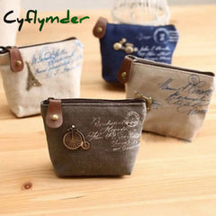 Cyflymder Fashion Womens Lady Kid Coin Wallet Small Mini Pouch Zipper Money Key Earphone Line Purse