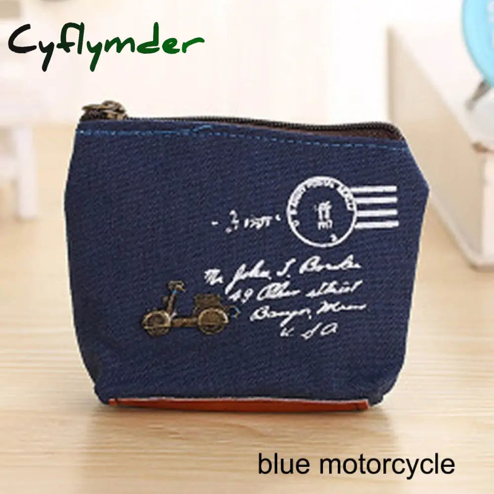 Cyflymder Fashion Womens Lady Kid Coin Wallet Small Mini Pouch Zipper Money Key Earphone Line Purse