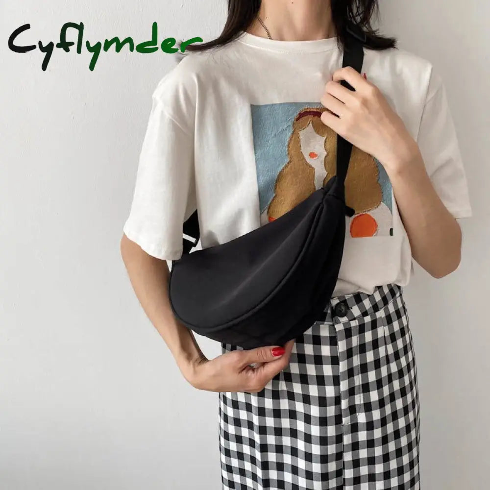 Cyflymder Fashion Women’s Waist Bag New Summer Messenger Shoulder Canvas Multifunctional Chest