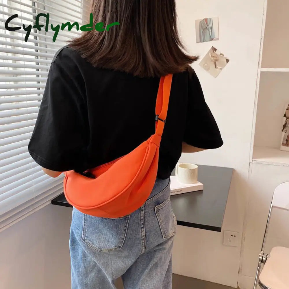 Cyflymder Fashion Women’s Waist Bag New Summer Messenger Shoulder Canvas Multifunctional Chest