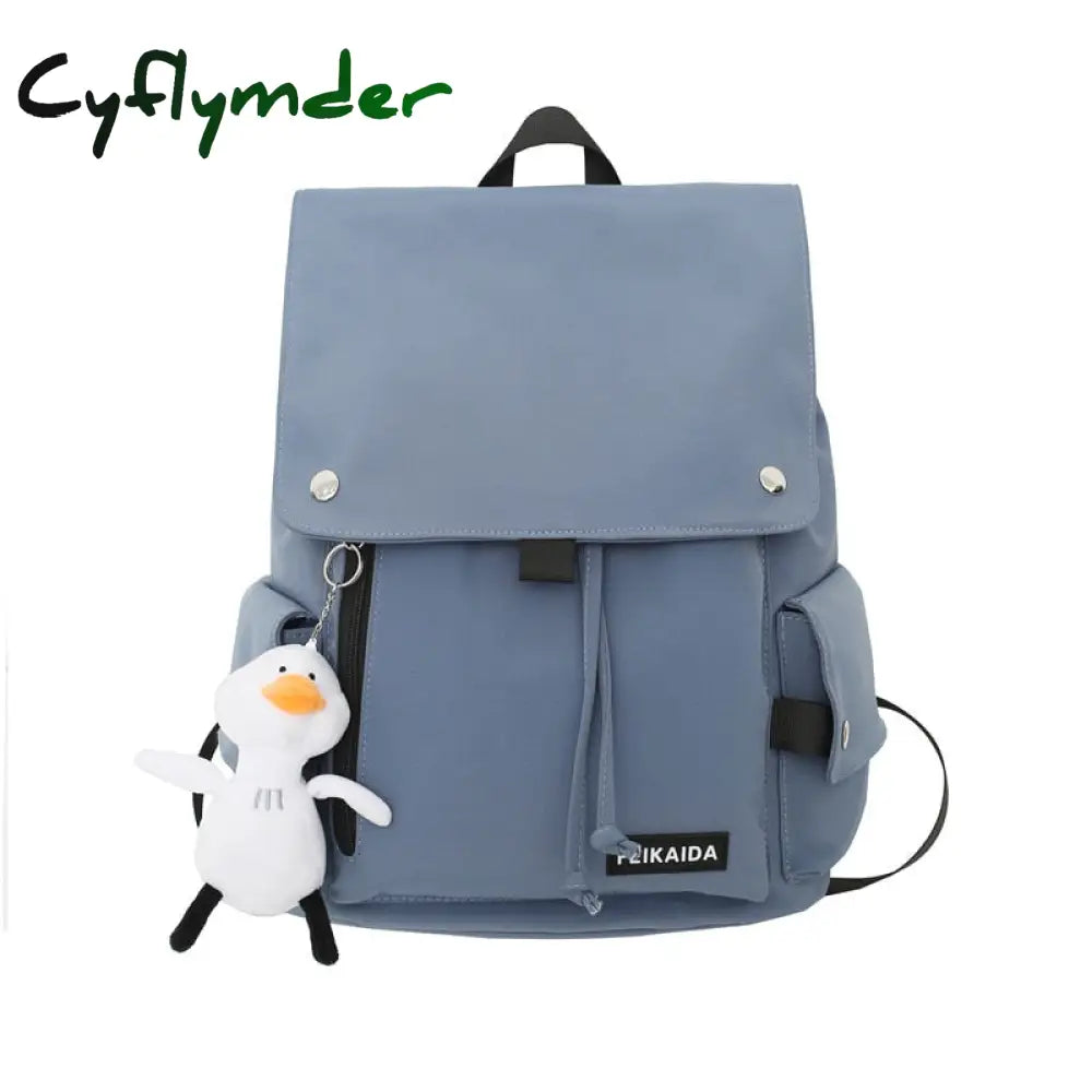 Cyflymder Female Male Trendy Nylon New Travel Student Bag Cool Boy Girl College Backpack Fashion