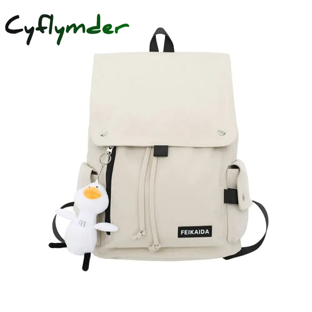 Cyflymder Female Male Trendy Nylon New Travel Student Bag Cool Boy Girl College Backpack Fashion