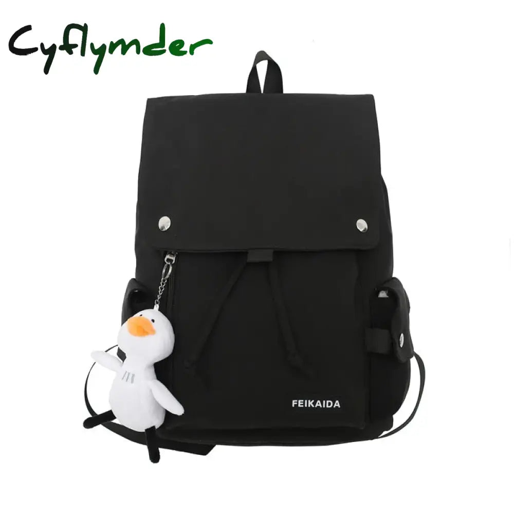 Cyflymder Female Male Trendy Nylon New Travel Student Bag Cool Boy Girl College Backpack Fashion