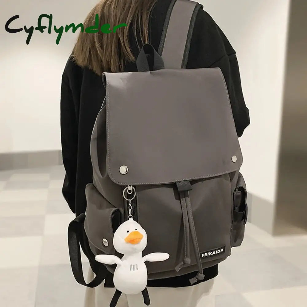 Cyflymder Female Male Trendy Nylon New Travel Student Bag Cool Boy Girl College Backpack Fashion