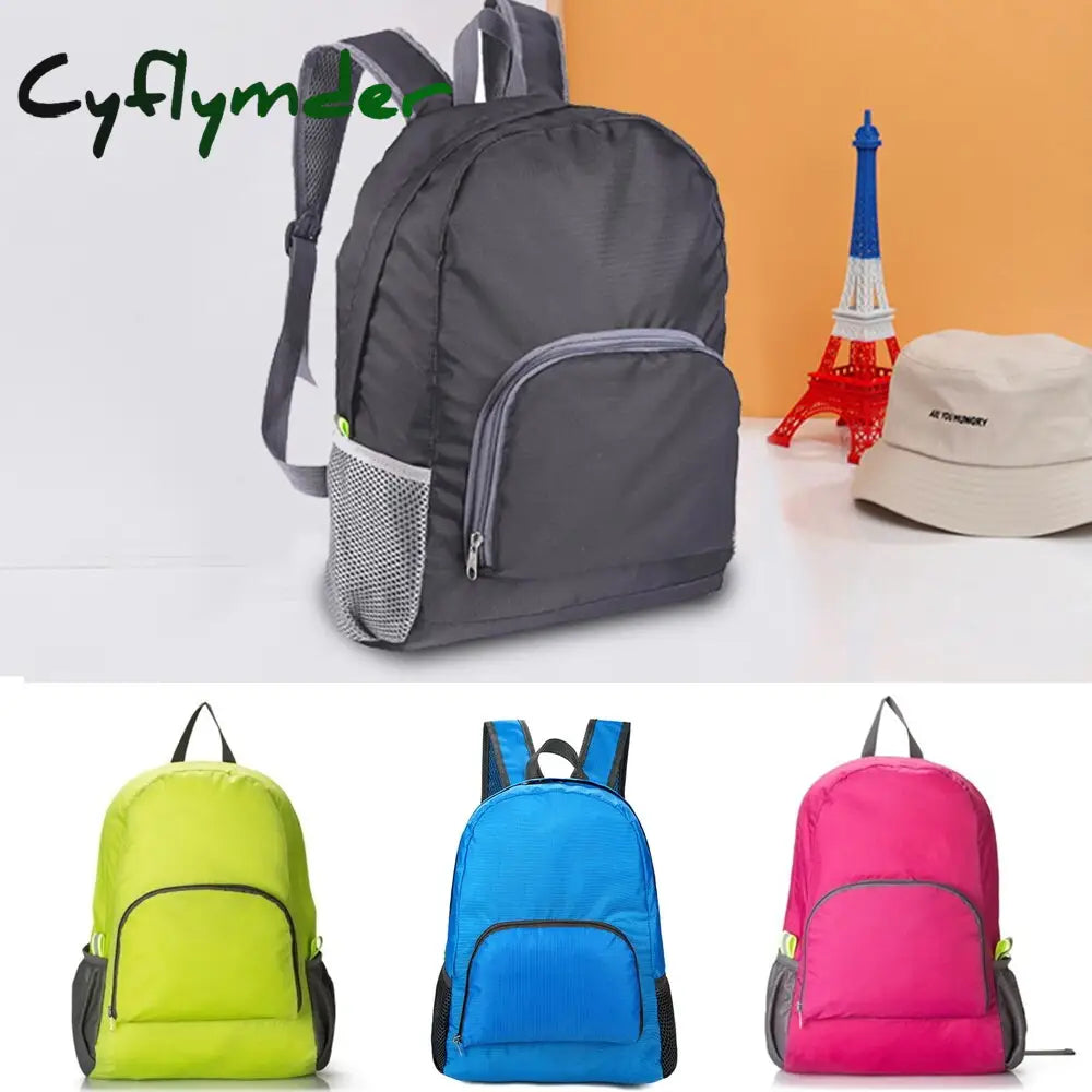 Cyflymder Foldable Backpack Camping Hiking Ultralight Folding Travel Daypack Bag Outdoor