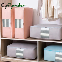 Cyflymder Foldable Storage Bags For Clothes And Comforters - Extra Large Capacity Moving Packing