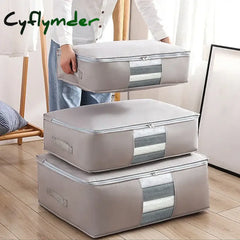 Cyflymder Foldable Storage Bags For Clothes And Comforters - Extra Large Capacity Moving Packing