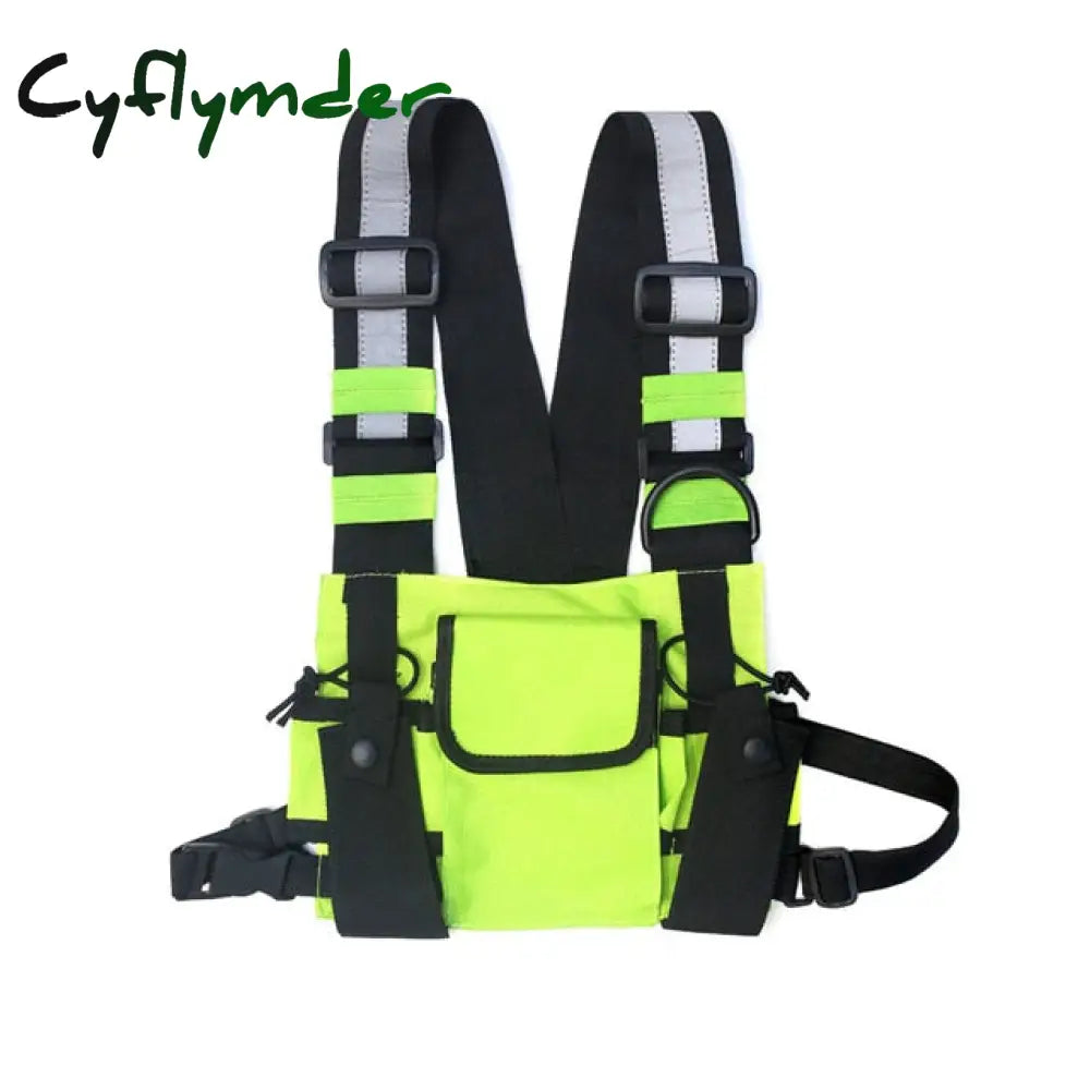 Cyflymder Functional Tactical Chest Bag Fashion Bullet Hip Hop Vest Streetwear Waist Pack Women