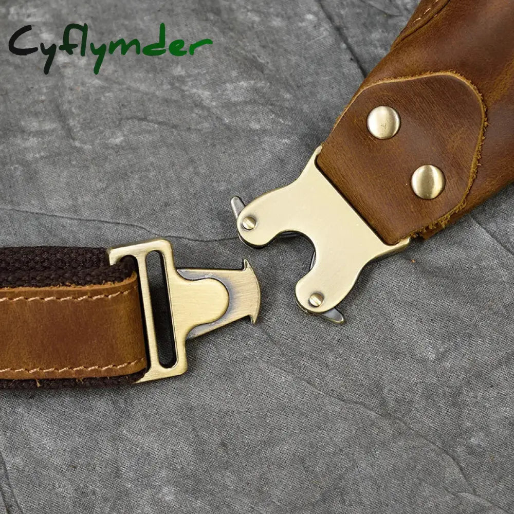 Cyflymder Genuine Crazy Horse Leather Waist Packs For Men Mini Travel Fanny Pack Belt Bag Male