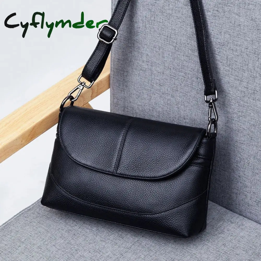 Cyflymder Genuine Leather Crossbody Bags For Women Ladies Shoulder New Fashion Handbags Female