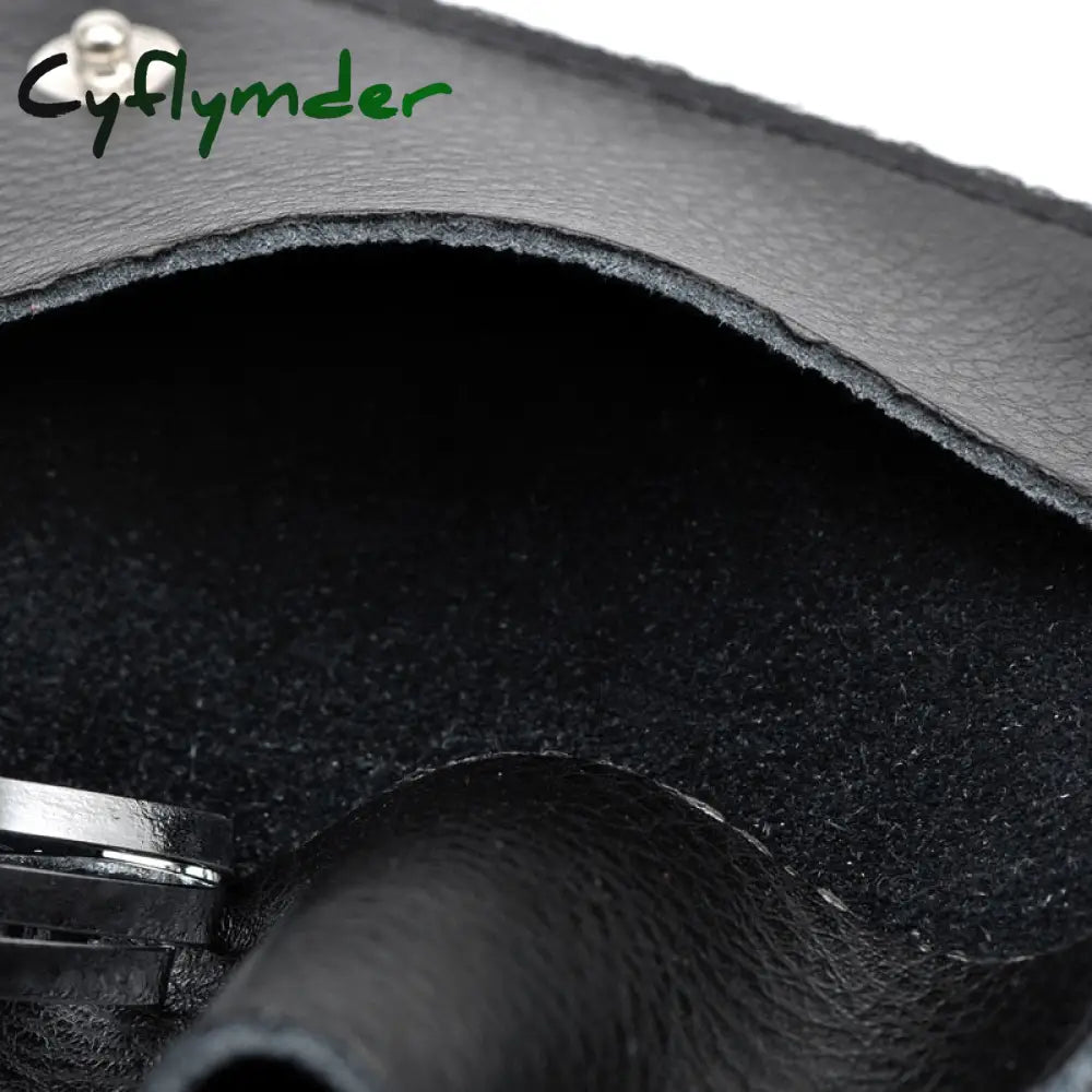 Cyflymder Genuine Leather Keychain Men Women Key Holder Organizer Pouch Cow Split Car Bag Wallet