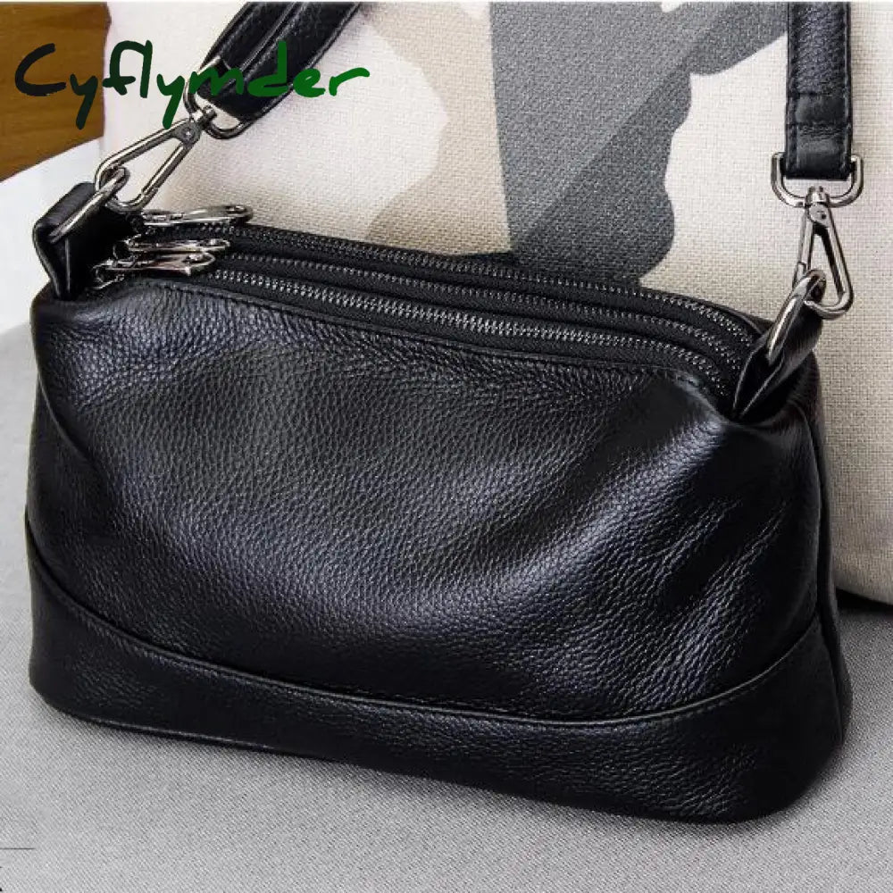 Cyflymder Genuine Leather Shoulder Bag Women’s Luxury Handbags Fashion Crossbody Bags For Women