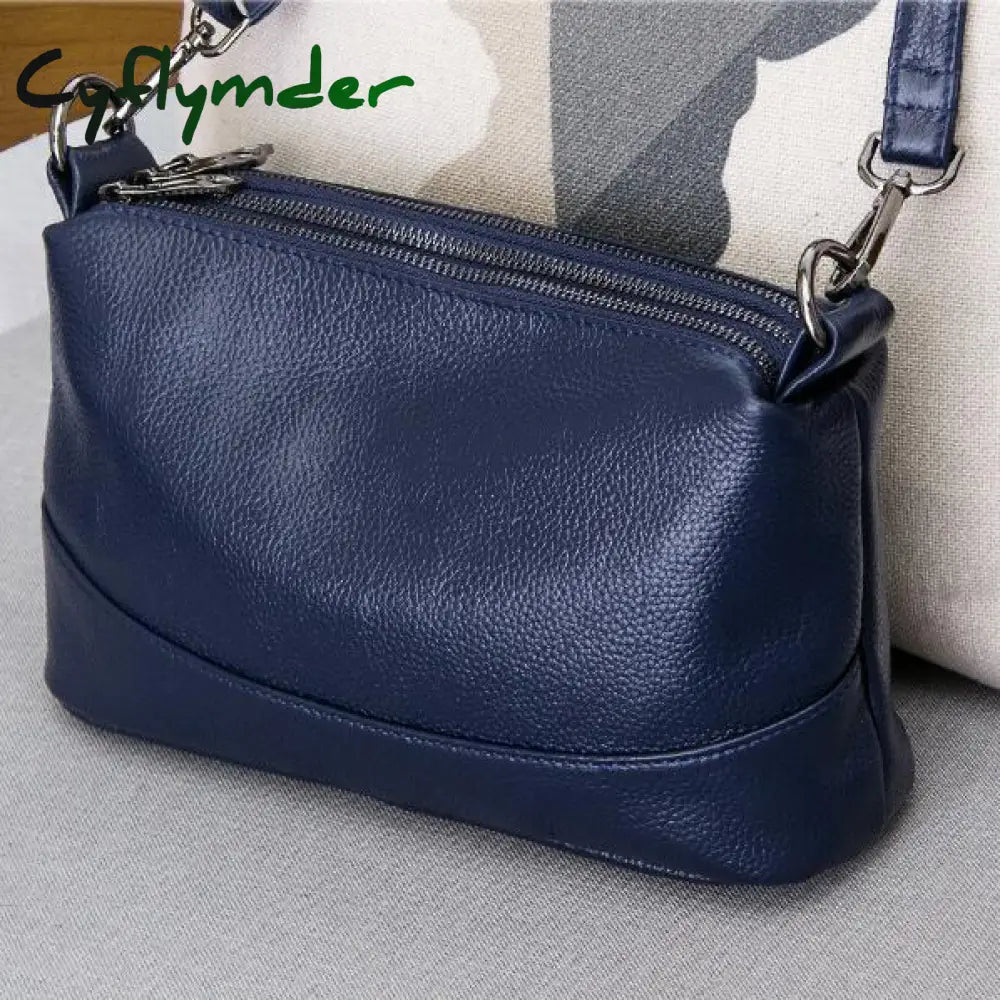 Cyflymder Genuine Leather Shoulder Bag Women’s Luxury Handbags Fashion Crossbody Bags For Women