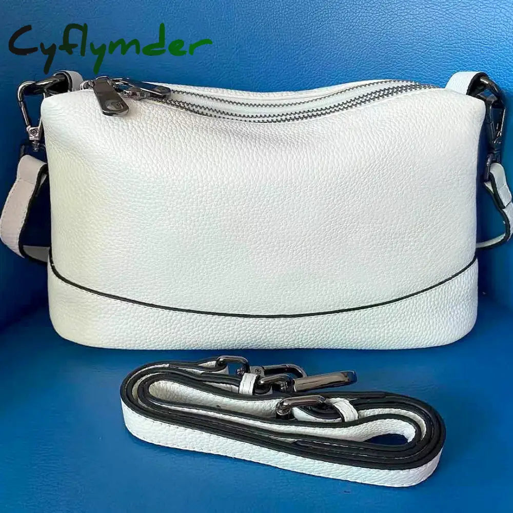 Cyflymder Genuine Leather Shoulder Bag Women’s Luxury Handbags Fashion Crossbody Bags For Women