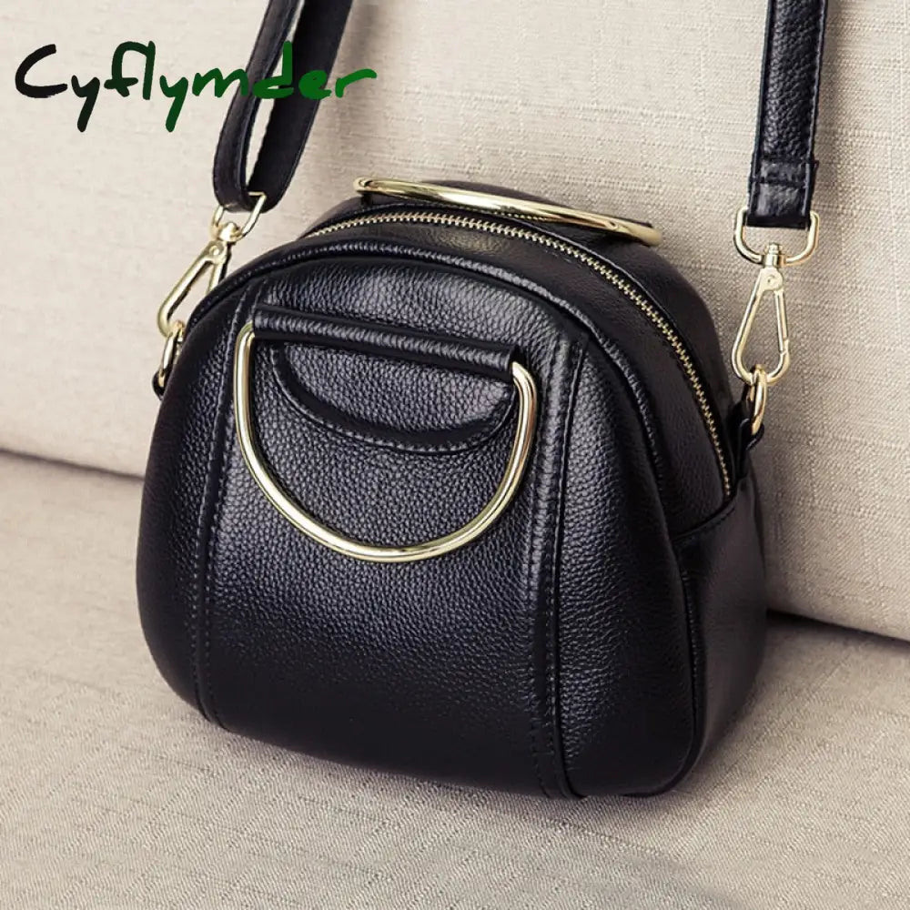 Cyflymder Genuine Leather Shoulder Bag Women’s Luxury Handbags Fashion Crossbody Bags For Women