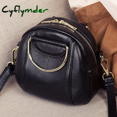 Cyflymder Genuine Leather Shoulder Bag Women’s Luxury Handbags Fashion Crossbody Bags For Women