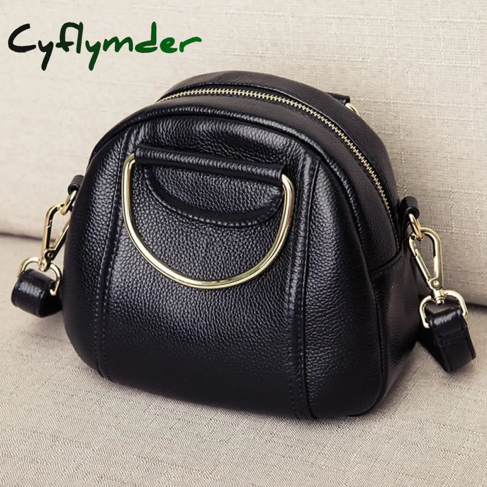 Cyflymder Genuine Leather Shoulder Bag Women’s Luxury Handbags Fashion Crossbody Bags For Women