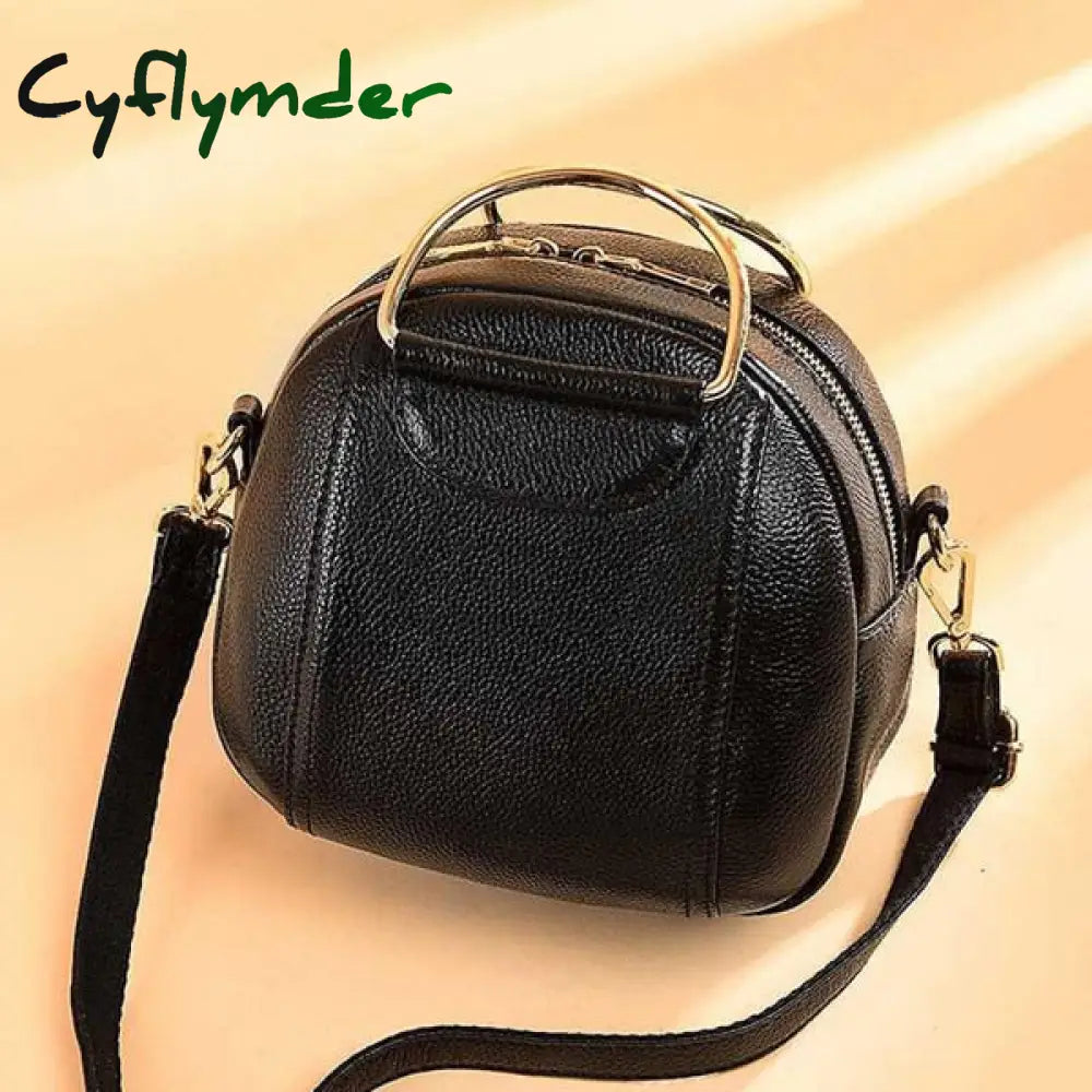 Cyflymder Genuine Leather Shoulder Bag Women’s Luxury Handbags Fashion Crossbody Bags For Women