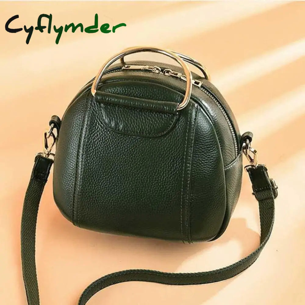 Cyflymder Genuine Leather Shoulder Bag Women’s Luxury Handbags Fashion Crossbody Bags For Women