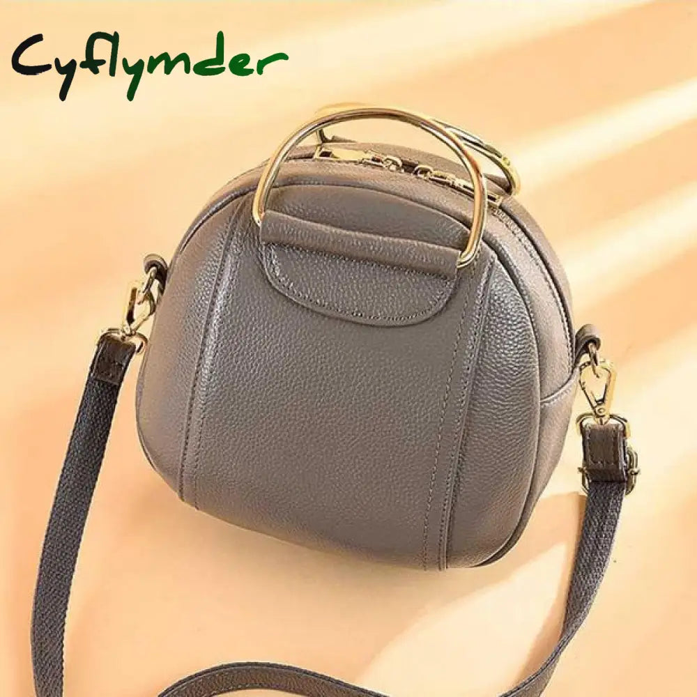 Cyflymder Genuine Leather Shoulder Bag Women’s Luxury Handbags Fashion Crossbody Bags For Women