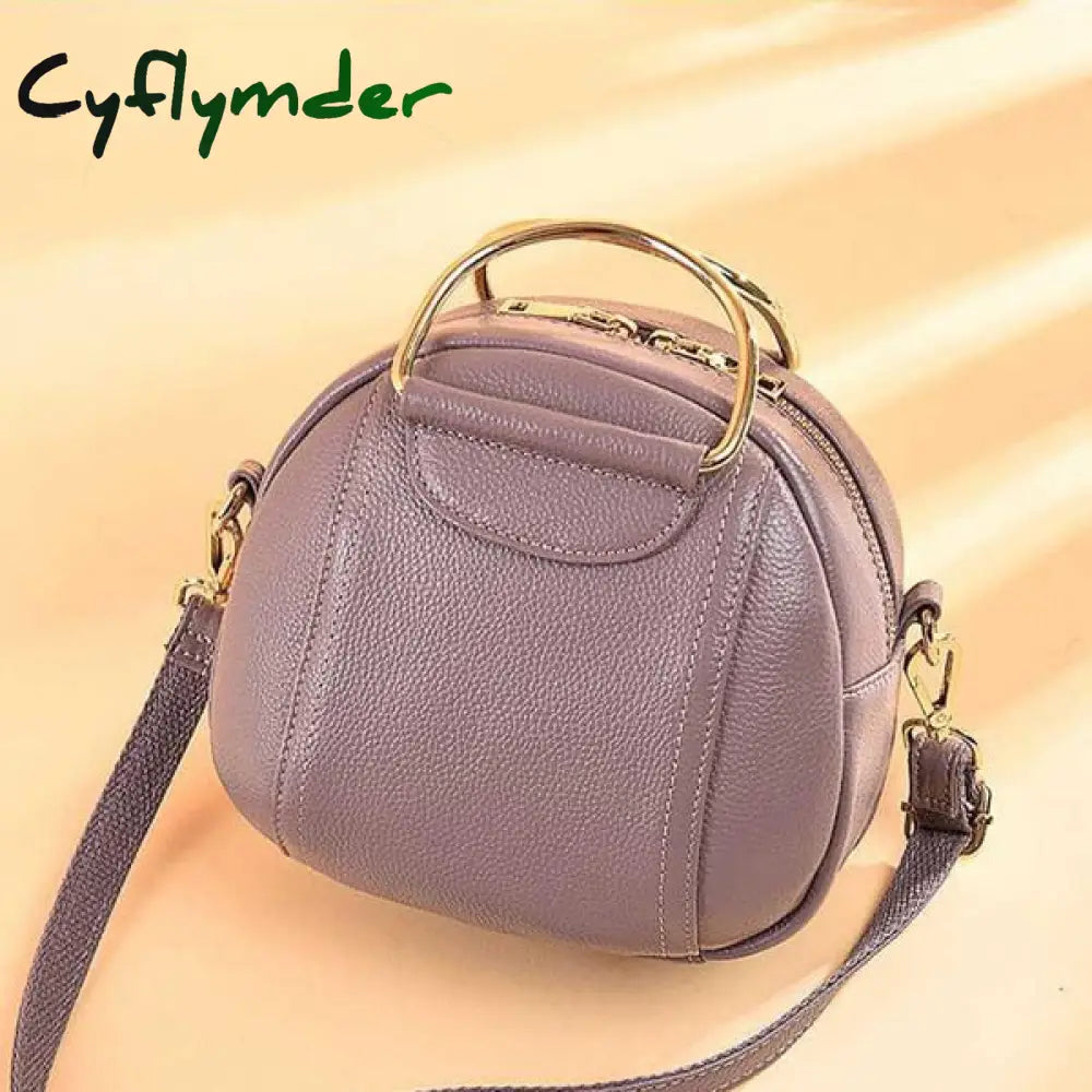 Cyflymder Genuine Leather Shoulder Bag Women’s Luxury Handbags Fashion Crossbody Bags For Women