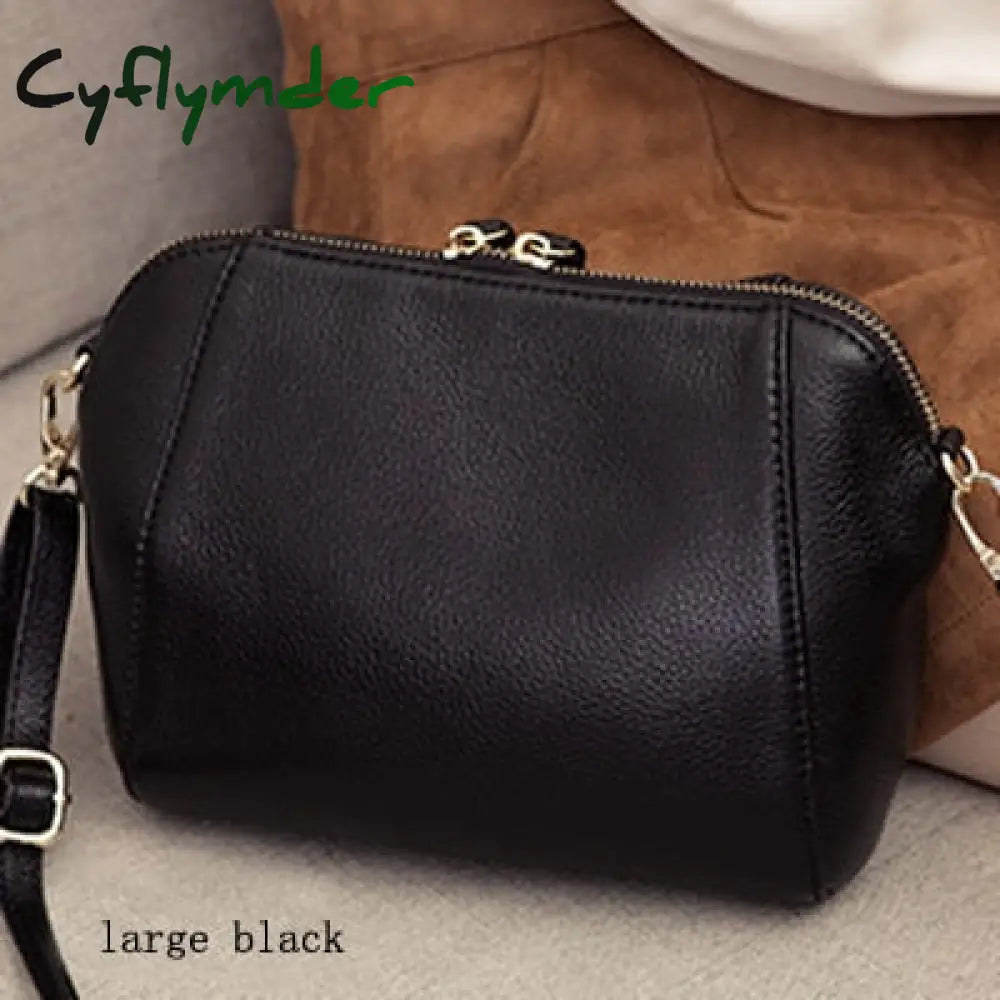 Cyflymder Genuine Leather Shoulder Bags For Women Luxury Handbag Fashion Ladies Shopping Totes