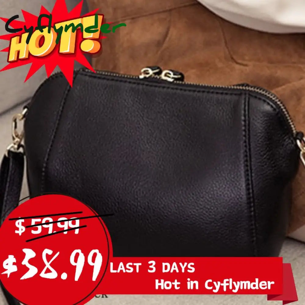 Cyflymder Genuine Leather Shoulder Bags For Women Luxury Handbag Fashion Ladies Shopping Totes