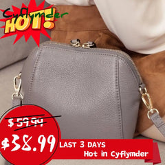 Cyflymder Genuine Leather Shoulder Bags For Women Luxury Handbag Fashion Ladies Shopping Totes