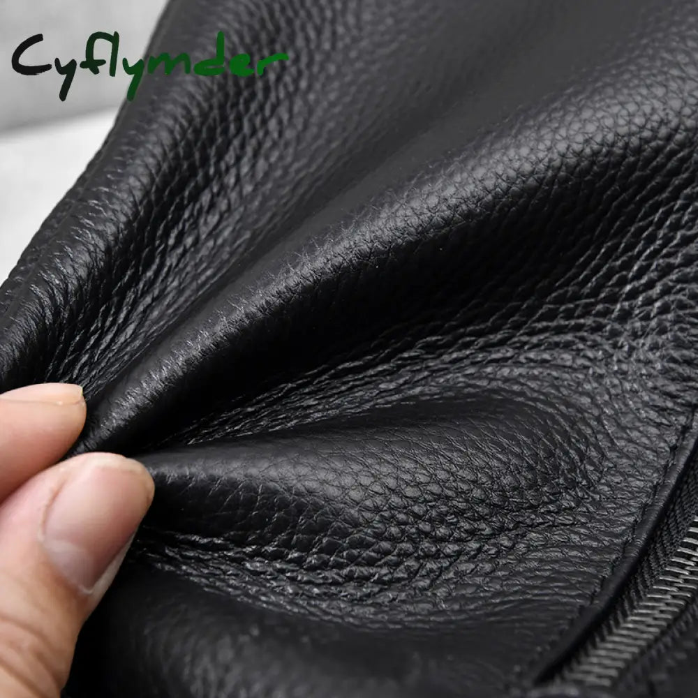 Cyflymder Genuine Leather Women Bag Luxury Design Handbag Purse Brand Fashion Mini Shoulder Bags