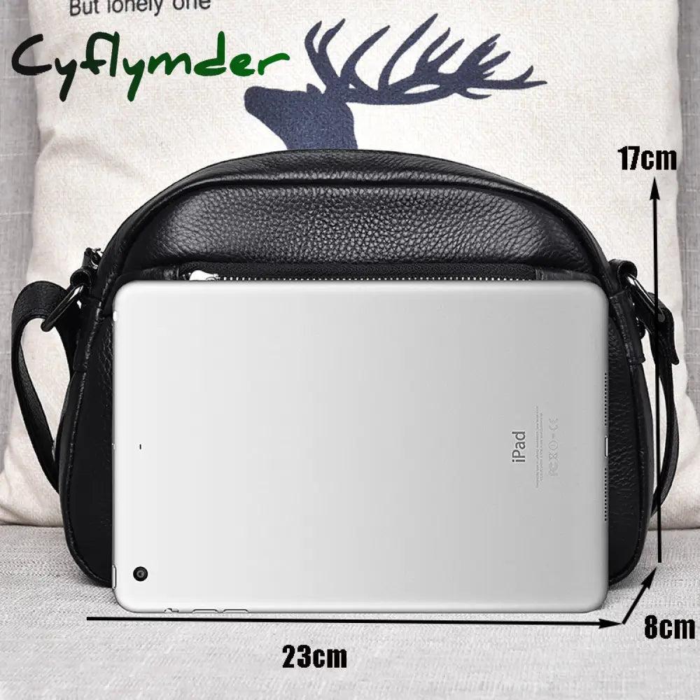 Cyflymder Genuine Leather Women Bag Luxury Design Handbag Purse Brand Fashion Mini Shoulder Bags