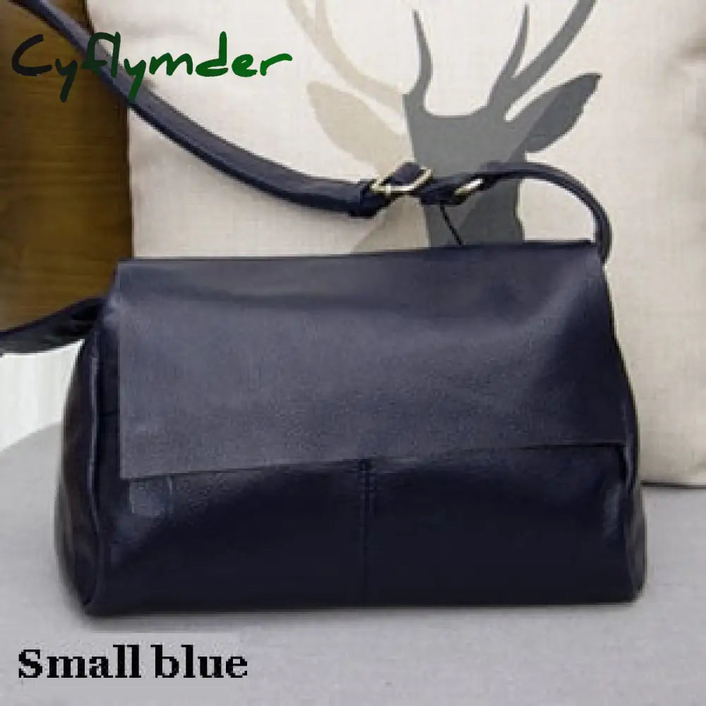 Cyflymder Genuine Leather Women’s Shoulder Bags Fashion Crossbody For Women Large Tote Purse