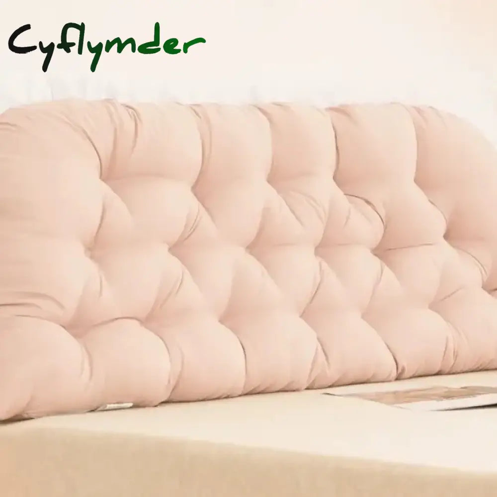 Cyflymder Giant Tatami Plush Cushion Soft Lace Headboard Neck Stuffed Pillow Body Bedside Back Bed Cushion Large