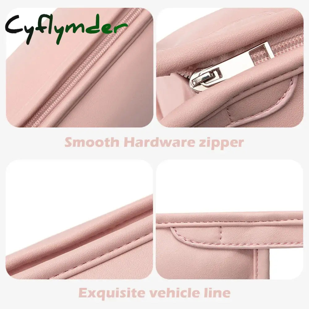 Cyflymder Hair Dryer Carrying Case Waterproof Storage Pu Leather Bag Portable Travel For Dyson