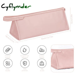 Cyflymder Hair Dryer Carrying Case Waterproof Storage Pu Leather Bag Portable Travel For Dyson