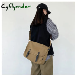 Cyflymder Handbags Women Bags Designer Japanese Tooling Shoulder Bag Female Student Korean Tide