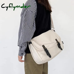 Cyflymder Handbags Women Bags Designer Japanese Tooling Shoulder Bag Female Student Korean Tide