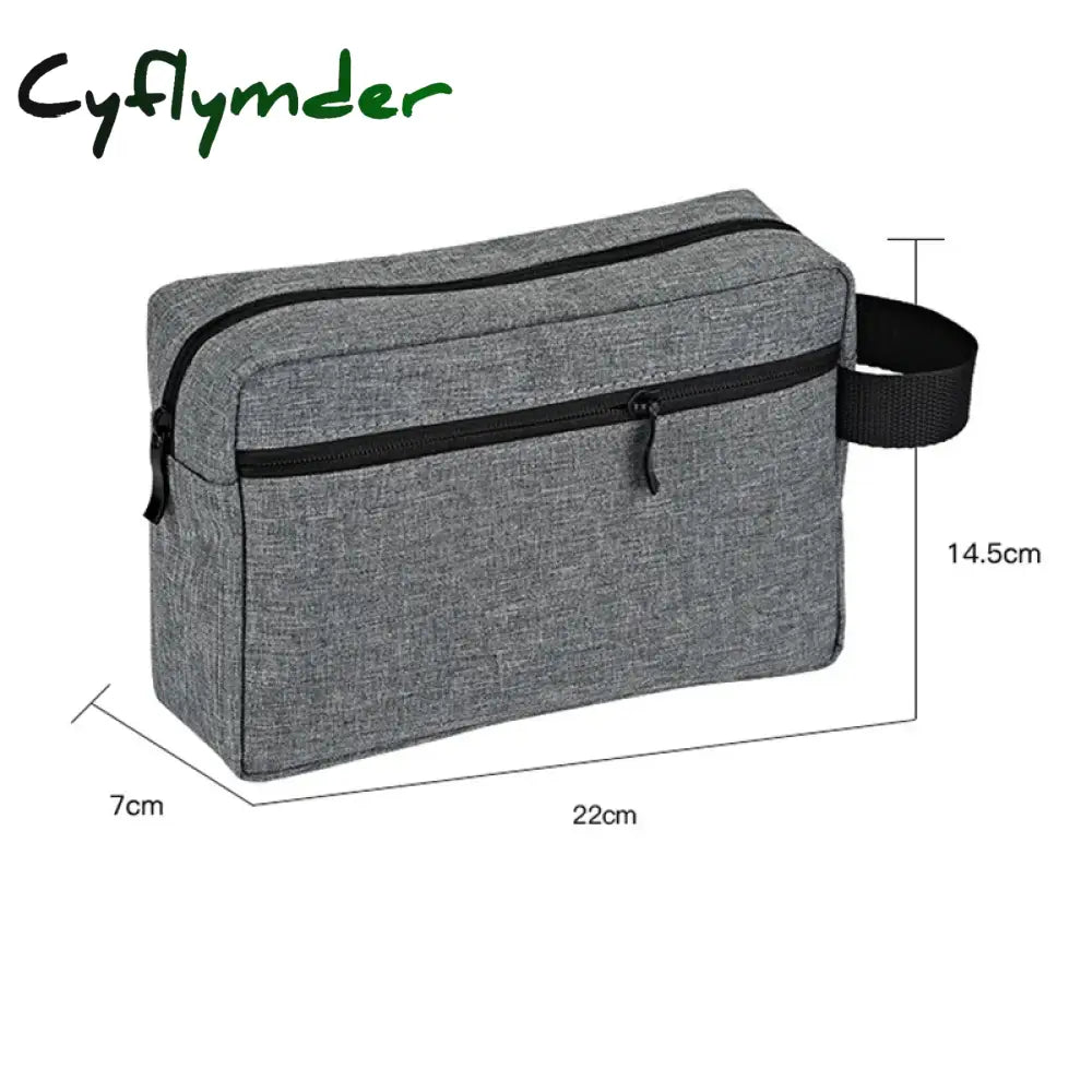 Cyflymder Hanging Toiletry Bag Large Capacity Waterproof Portable Travel Necessaire Case Cosmetic Bag for Men Women