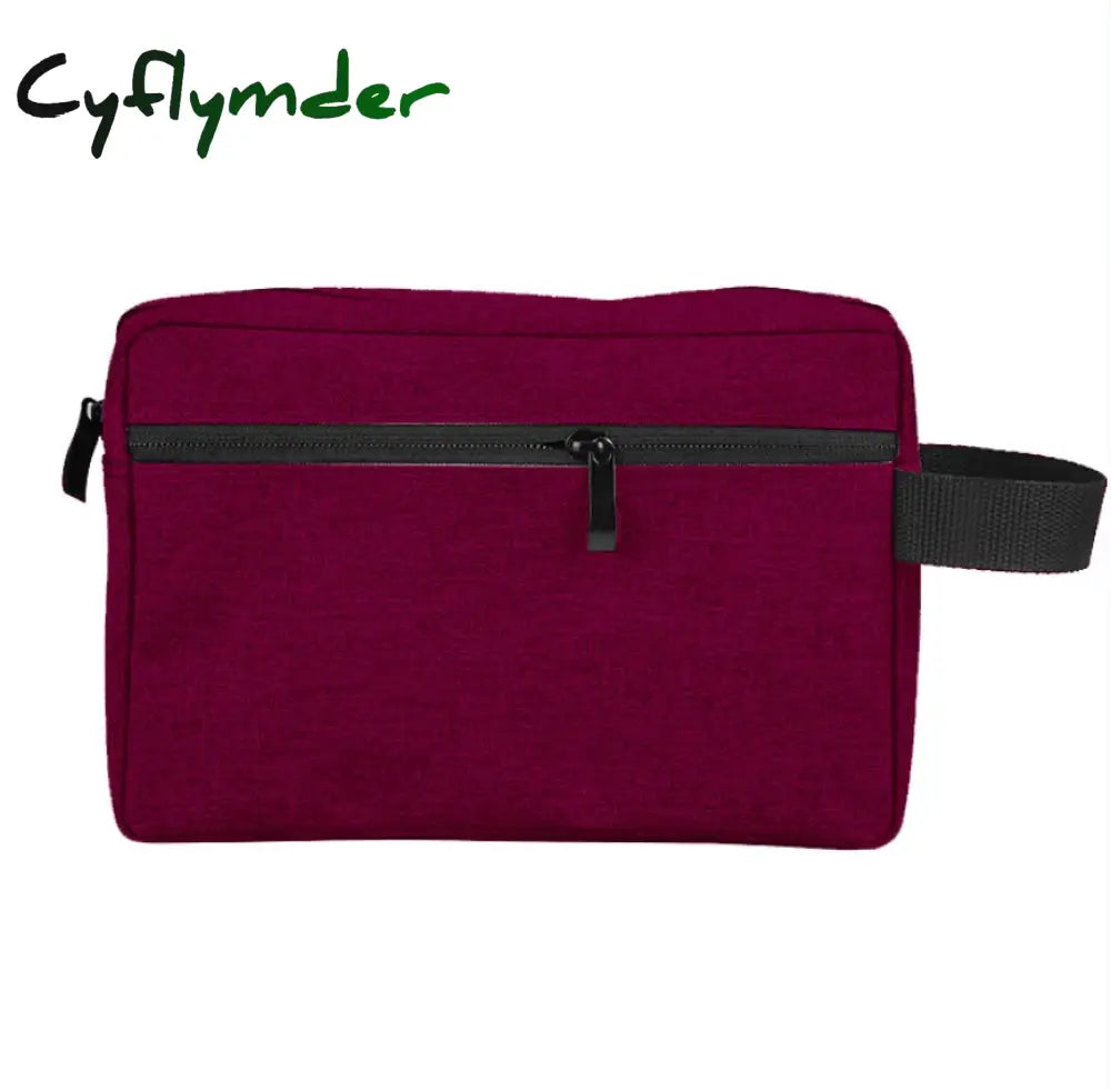 Cyflymder Hanging Toiletry Bag Large Capacity Waterproof Portable Travel Necessaire Case Cosmetic Bag for Men Women