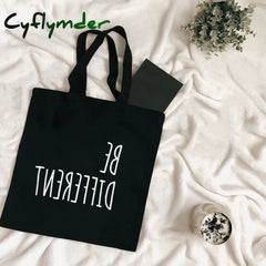 Cyflymder Harajuku Tumblr Graphic Ladies Shopping Bag Handbags Cloth Canvas Tote Bags Women Eco