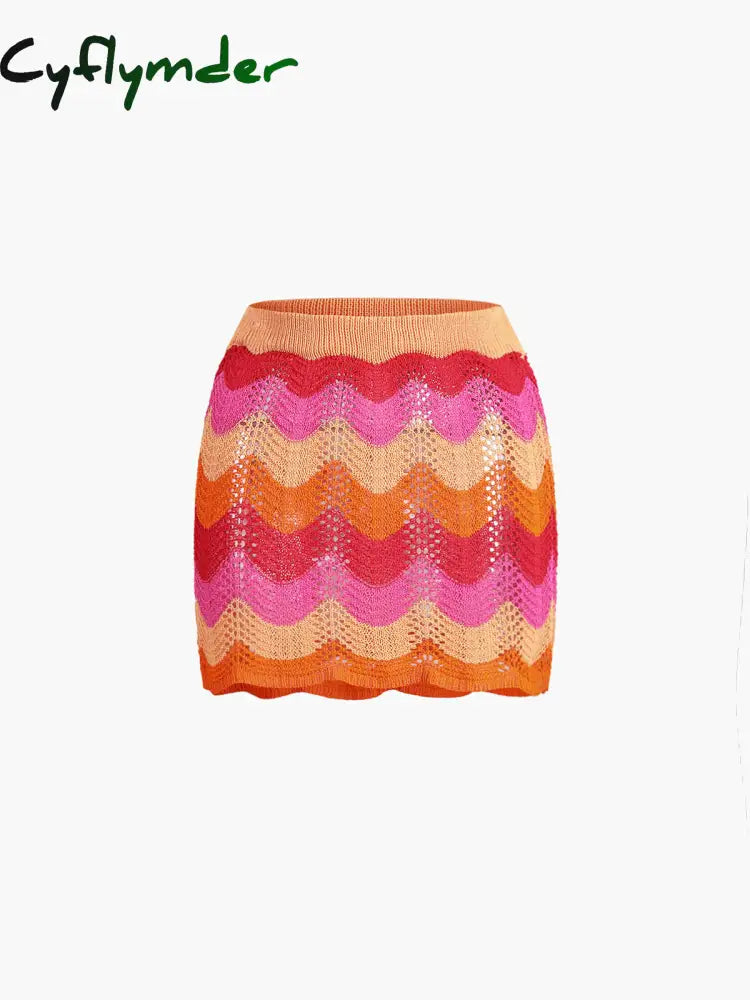 Cyflymder- Heatwave Knit Mini Skirt Skirts