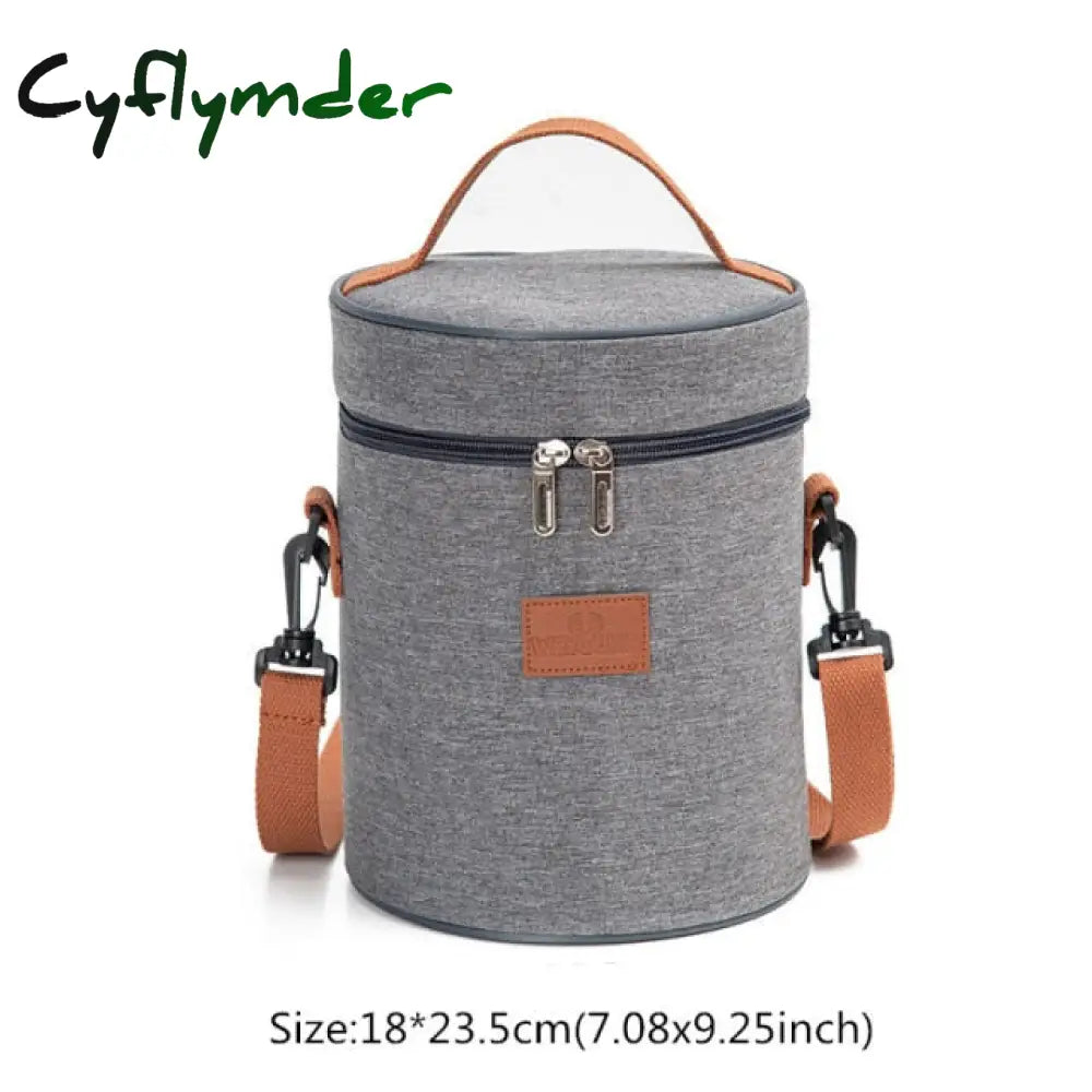 Cyflymder High Capacity Lunch Bag Women Outdoor Camping Hiking Food Thermal Pouch Child Picnic