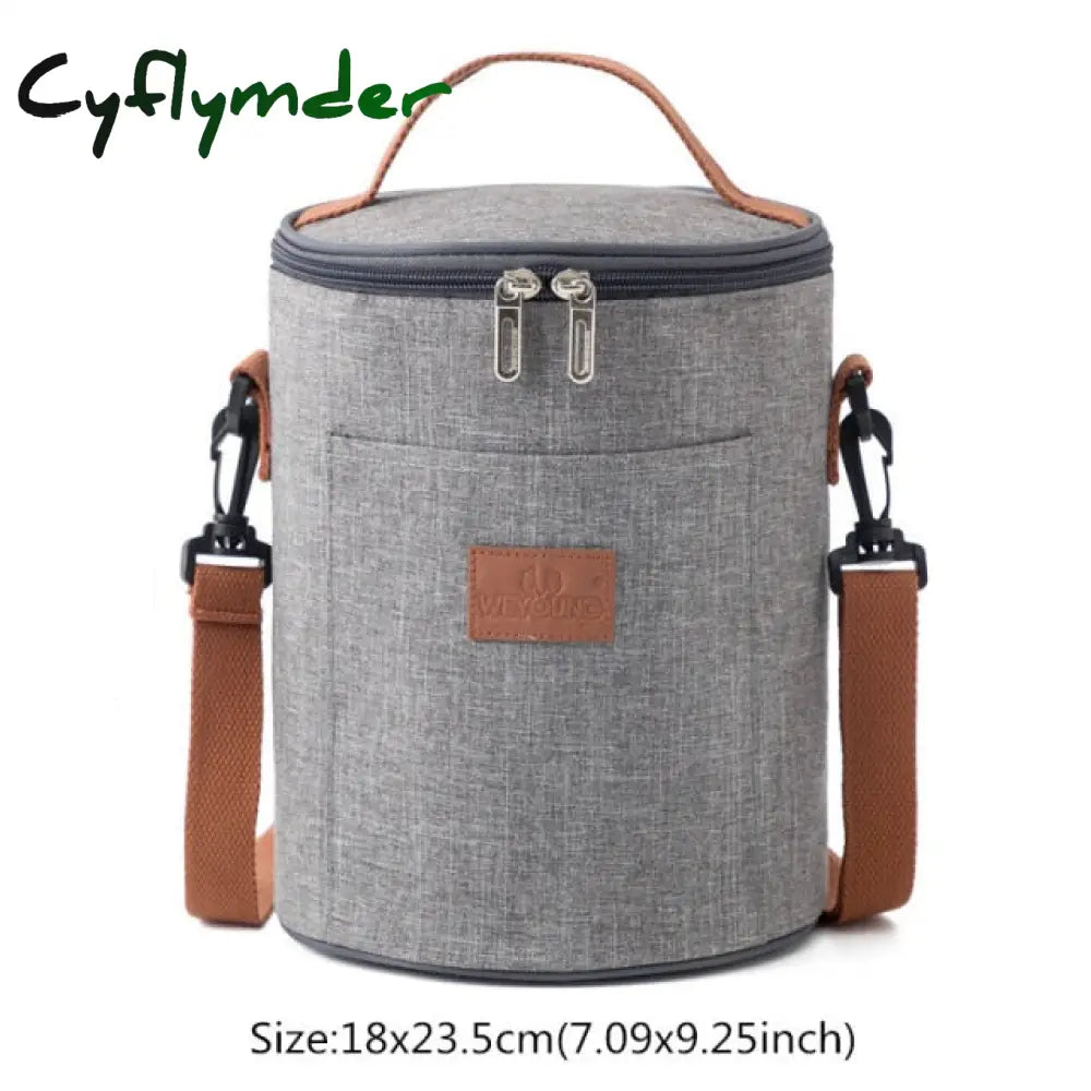 Cyflymder High Capacity Lunch Bag Women Outdoor Camping Hiking Food Thermal Pouch Child Picnic