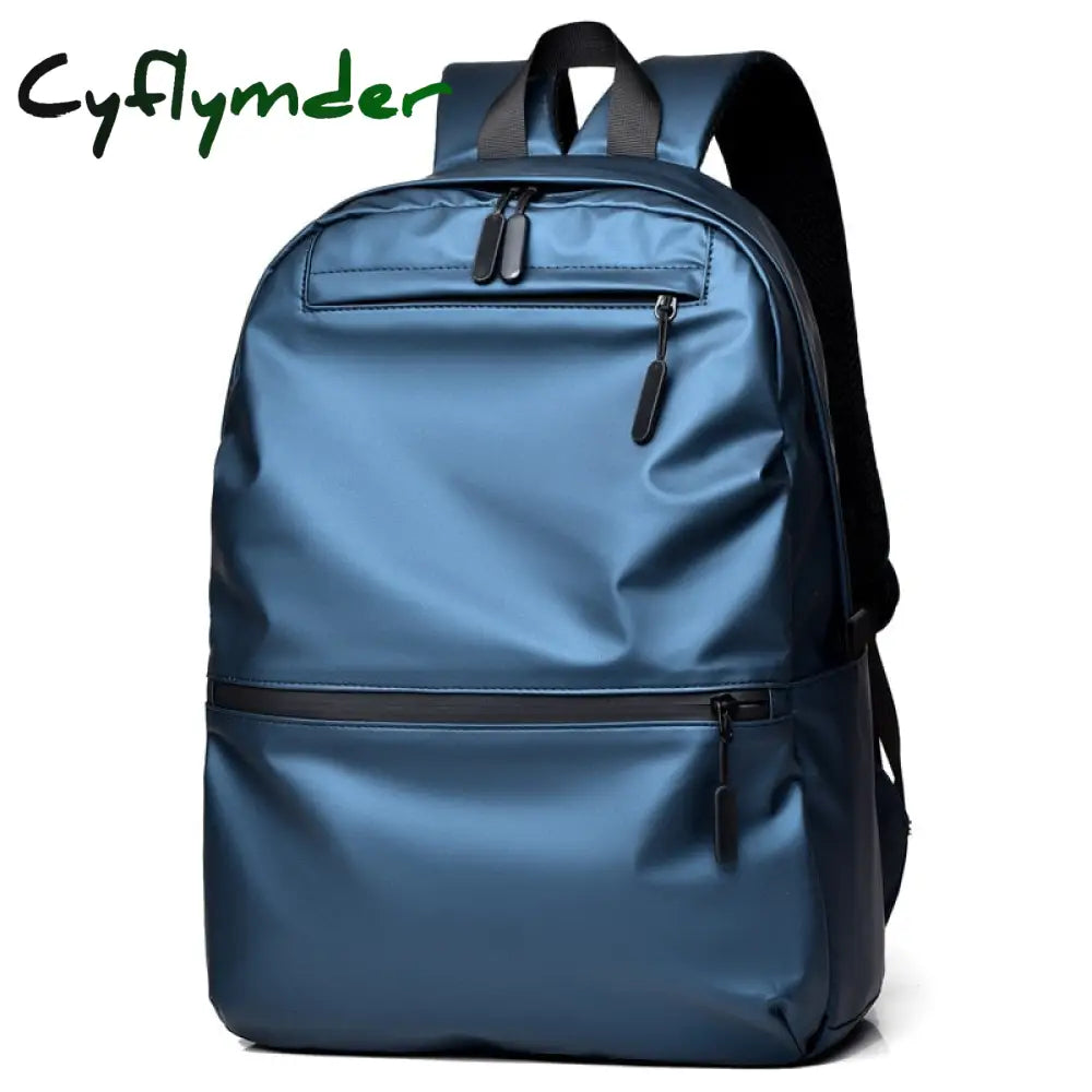 Cyflymder High Capacity Ultralight Backpack For Men Soft Polyester Fashion School Laptop Organizer