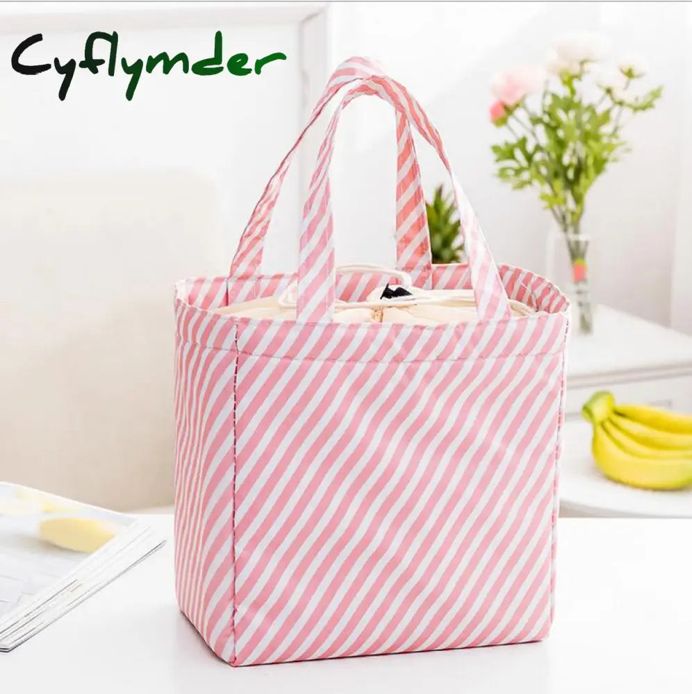 Cyflymder High Capacity Women Mesh Transparent Bag Double-Layer Heat Preservation Large Picnic
