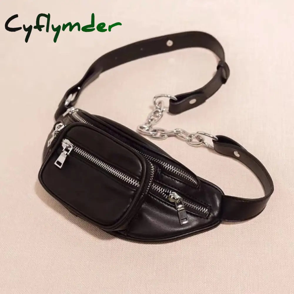 Cyflymder High Quality Fashion Women Chest Crossbody Bag Wide Strap Soft Artificial Leather