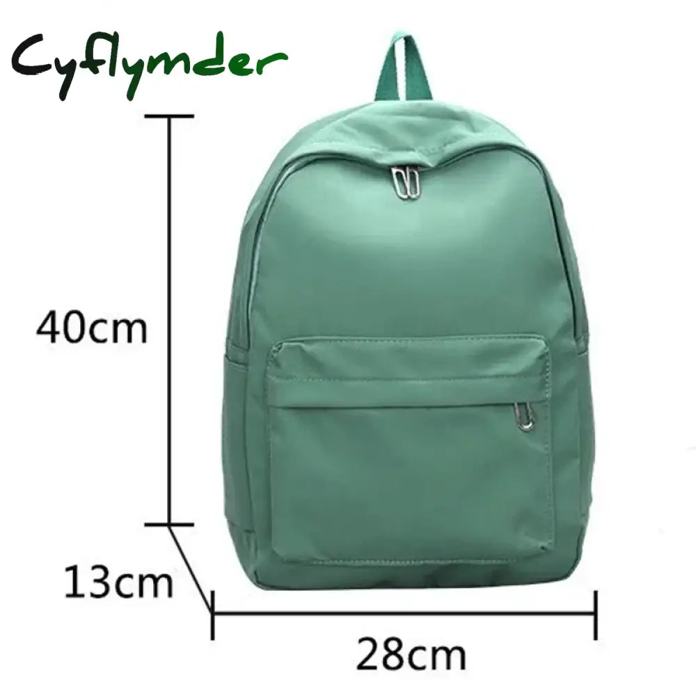 Cyflymder High Quality New Waterproof Nylon Women Backpack Female Travel Bag Backpacks Schoolbag for Teenage Girls