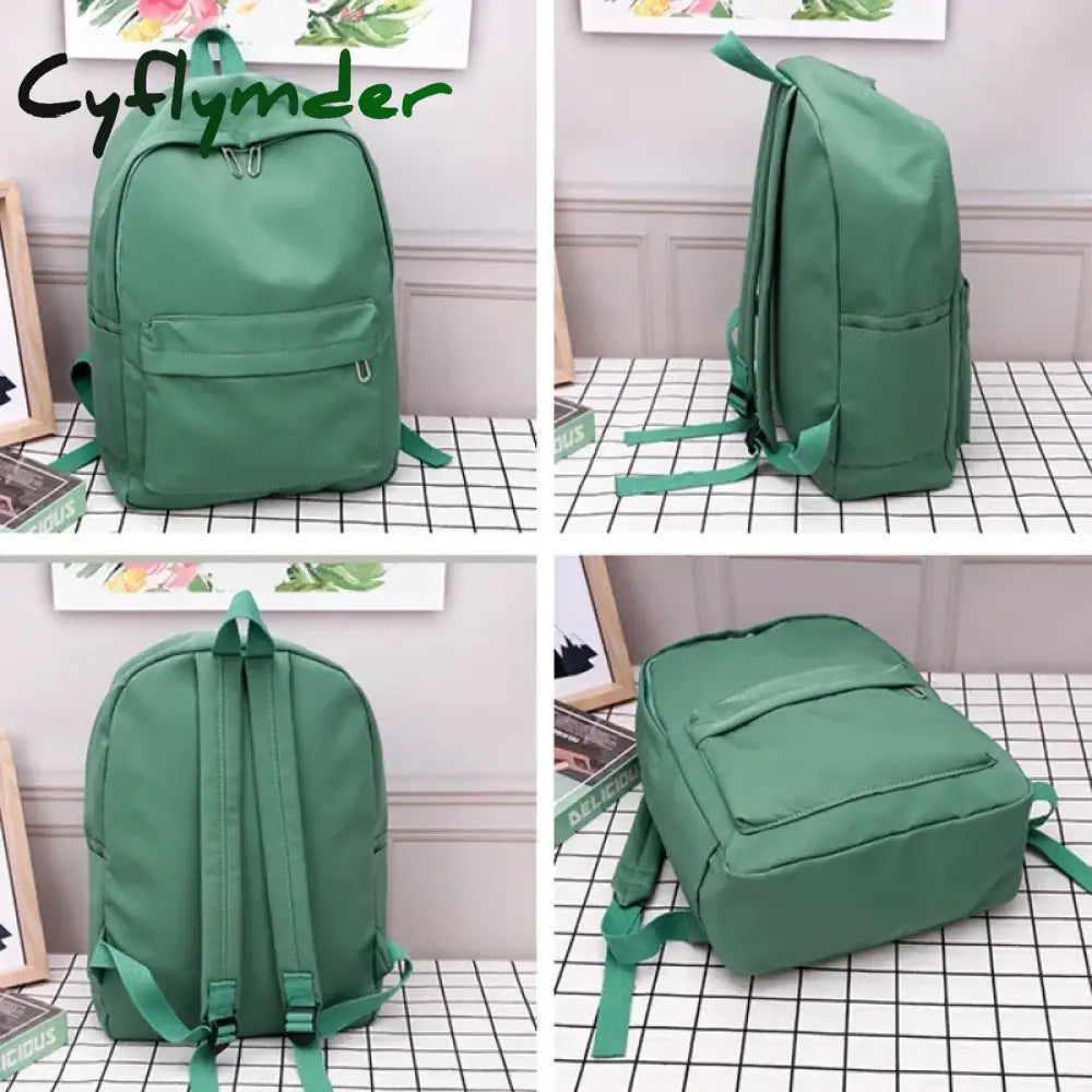 Cyflymder High Quality New Waterproof Nylon Women Backpack Female Travel Bag Backpacks Schoolbag for Teenage Girls