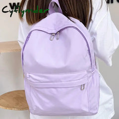 Cyflymder High Quality New Waterproof Nylon Women Backpack Female Travel Bag Backpacks Schoolbag for Teenage Girls