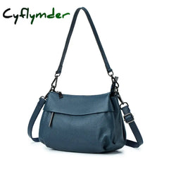 Cyflymder High Quality Real Leather Handbag Ladies’ Genuine Leather Shoulder Bags Women’s Casual Messenger Bags