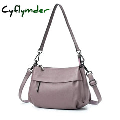 Cyflymder High Quality Real Leather Handbag Ladies’ Genuine Leather Shoulder Bags Women’s Casual Messenger Bags